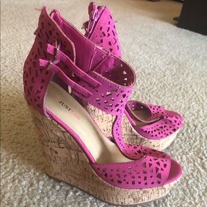 JustFab wedges